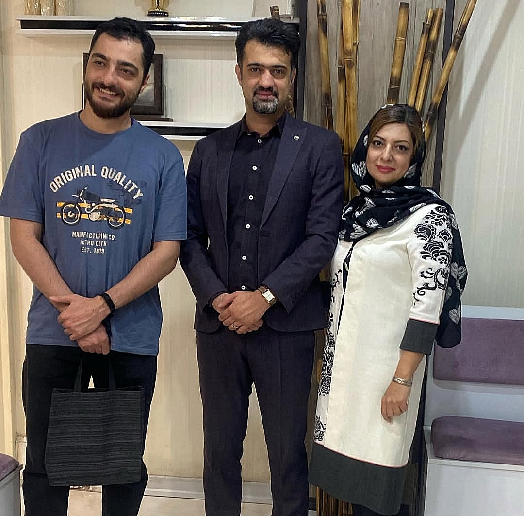 حضور آقای سجاد بابایی بازیگر مشهور سریال خسوف